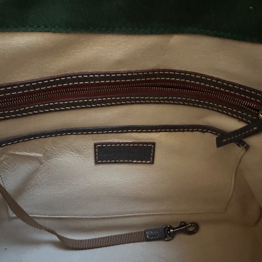 Dooney and Bourke “Heritage Edition” Large Amelie Shoulder Bag - Navy - Picture 5 of 7